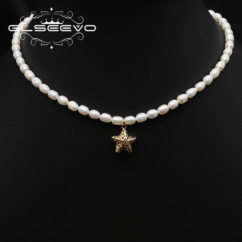 100% Natural Baroque Pearls Long Chain Pendant Necklace Trend Elegance Charm High Quality Jewelry Wholesale Customization