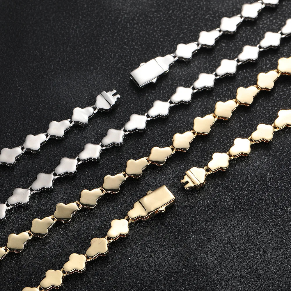 Luxury Zircon Bling Chain Cross Necklace for Unisex Factory Direct Hip-Hop Versatile Choker Necklace