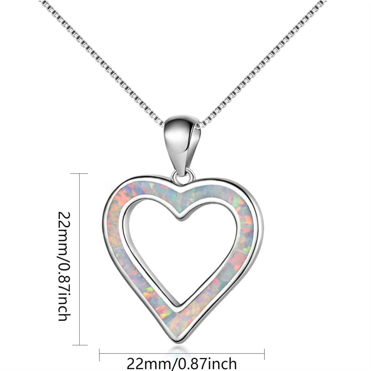 Minimalist Open Heart Pendant Aobao Versatile Fashion Accessory for Every Occasion