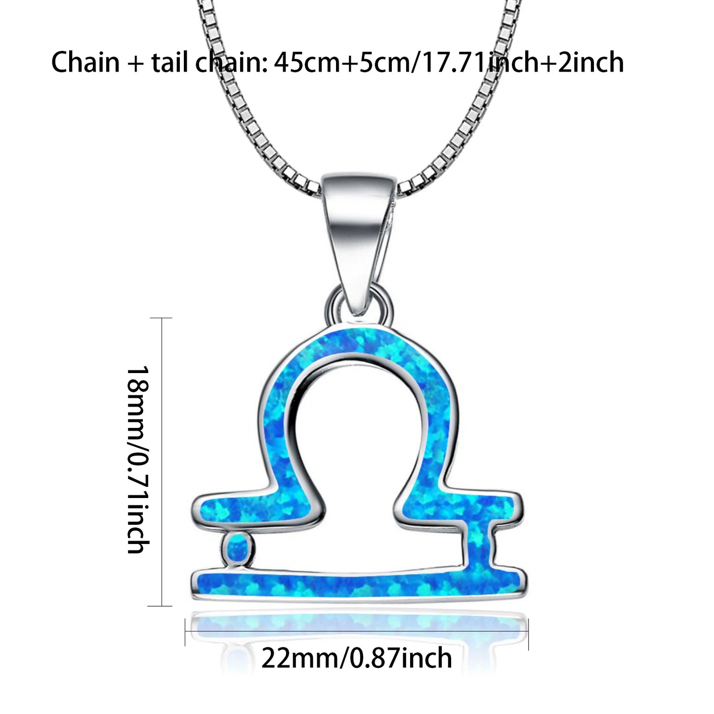 Libra Zodiac Style Necklace Aobao Fashion Jewelry for Daily & Social Moments