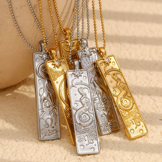 NEWLiFE VIKING Zircon Pendant in 18K Gold Plated for Women | Designer Jewellery for women & MEN