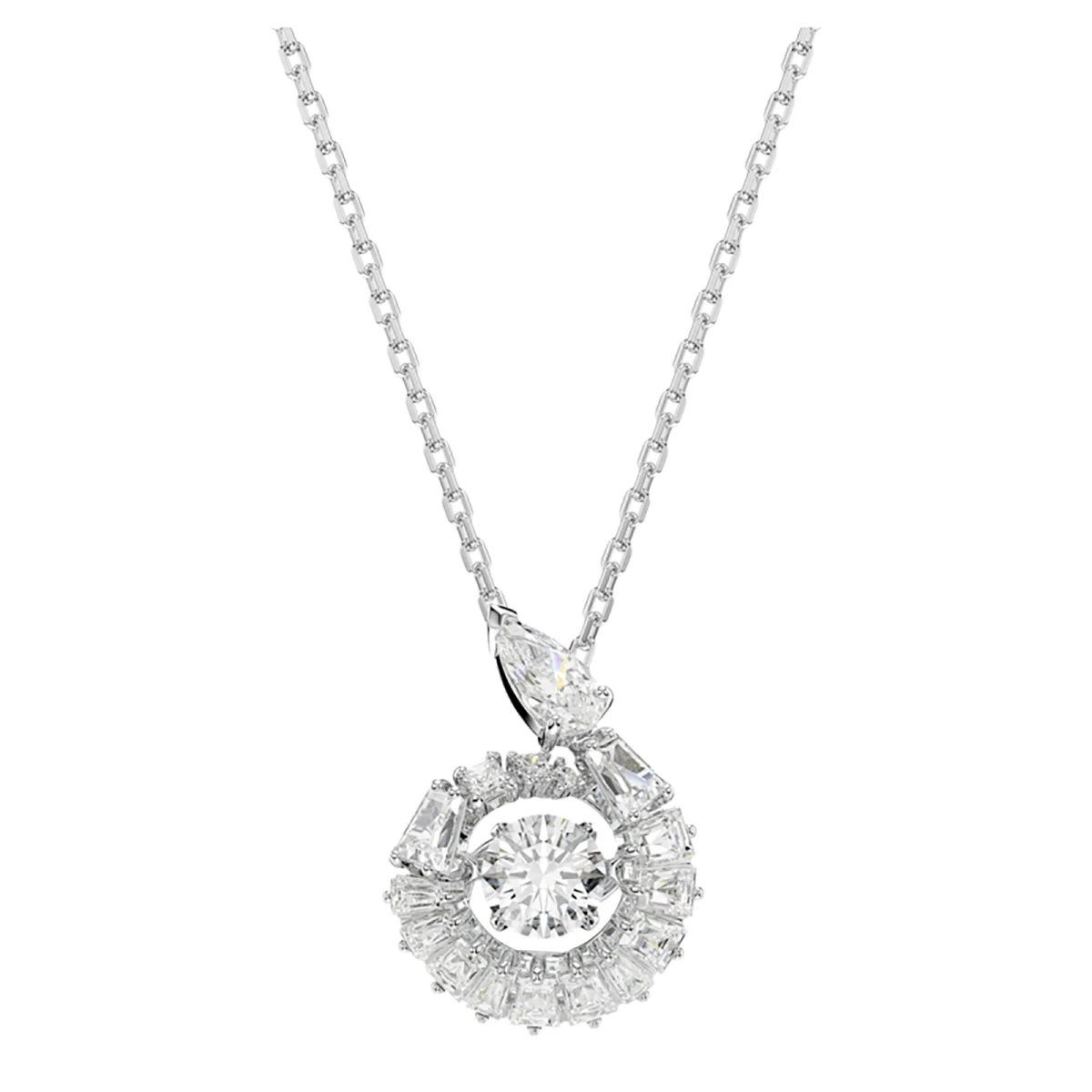 S&S Luxury Copper Zircon Vintage Chain Necklace with Stunning Gloss for Weddings Anniversaries & Parties