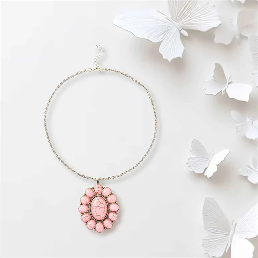 S&S Bohemian Natural Stone Necklace, Earring & Bracelet Set | S&S Collection