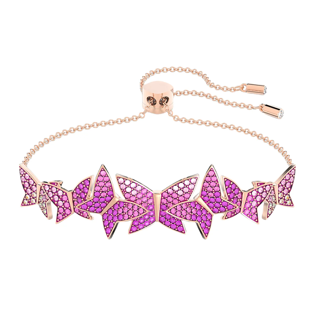 S&S Fancy Shiny Copper Zircon Bangle Top-tier Craft Vintage Elegant Luxury Jewelry for Holiday Gifts and Daily Styling