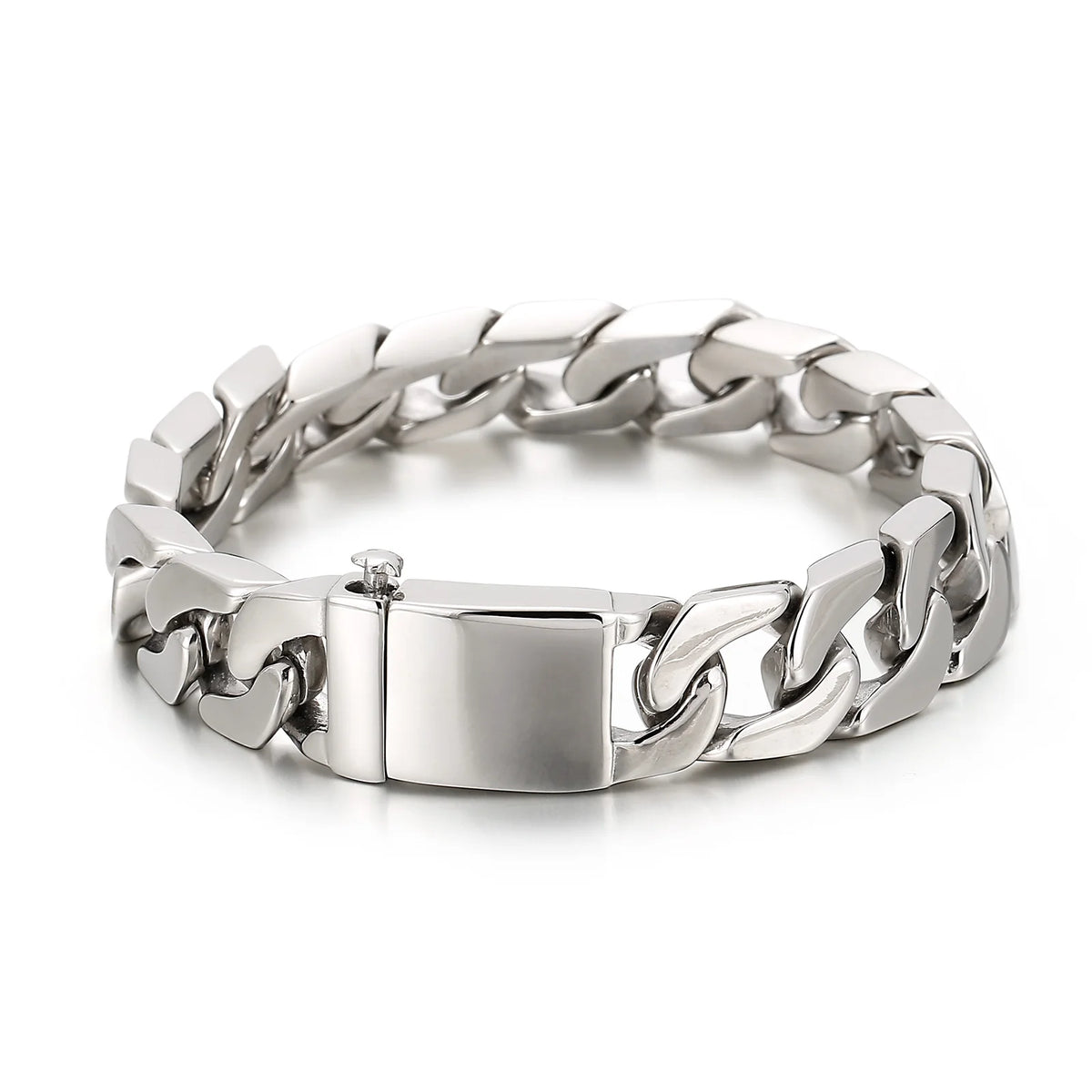VIKING Retro Cuban Chain Bracelet – 316L Stainless Steel Men's Bangle