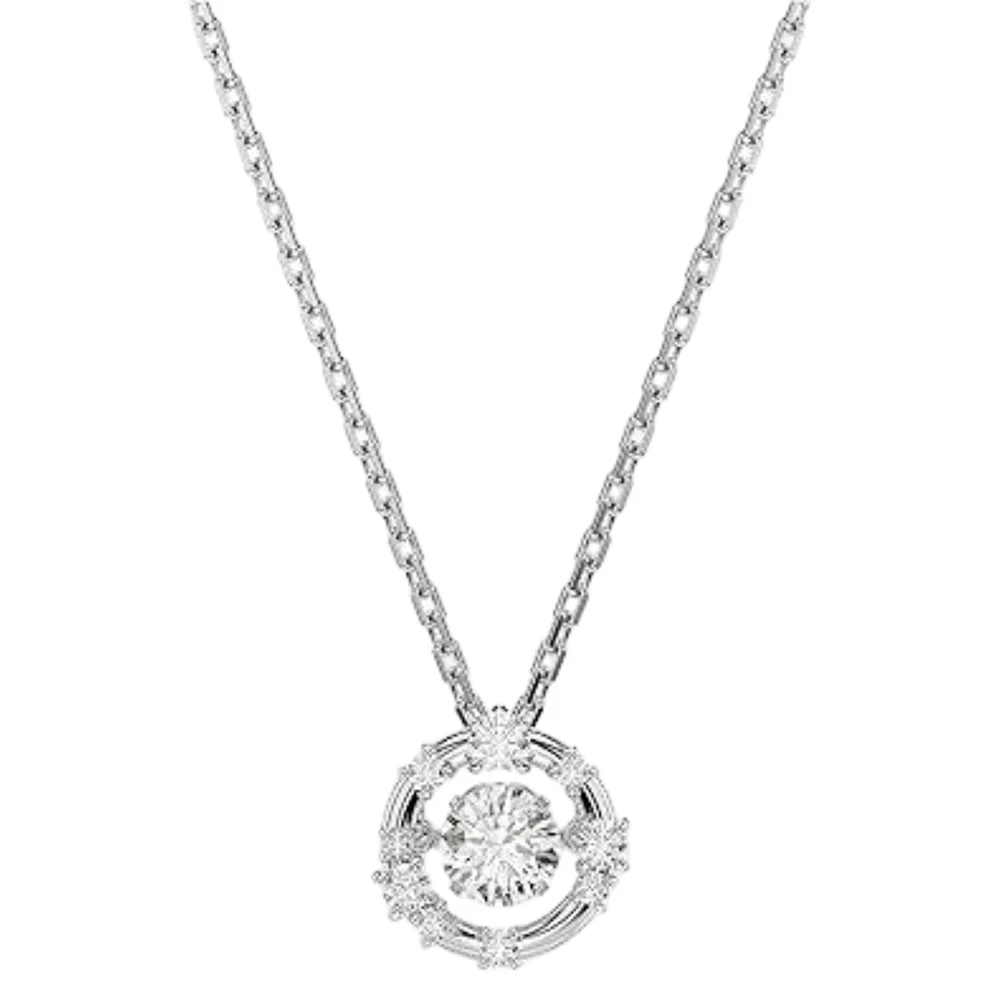 S&S Luxury Copper Zircon Vintage Chain Necklace with Stunning Gloss for Weddings Anniversaries & Parties