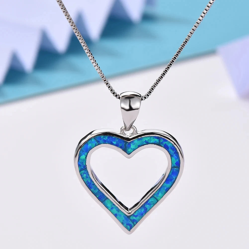 Minimalist Open Heart Pendant Aobao Versatile Fashion Accessory for Every Occasion