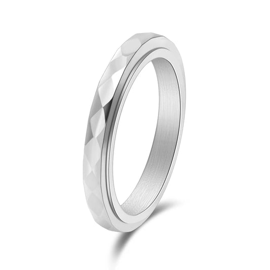 NEWLiFE REBEL Vista Rhythm Stainless Steel Ring