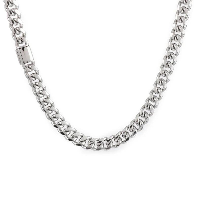REBEL Minimalist Stainless Steel Necklace & Bracelet Jewellery Set | 60cm & 23cm