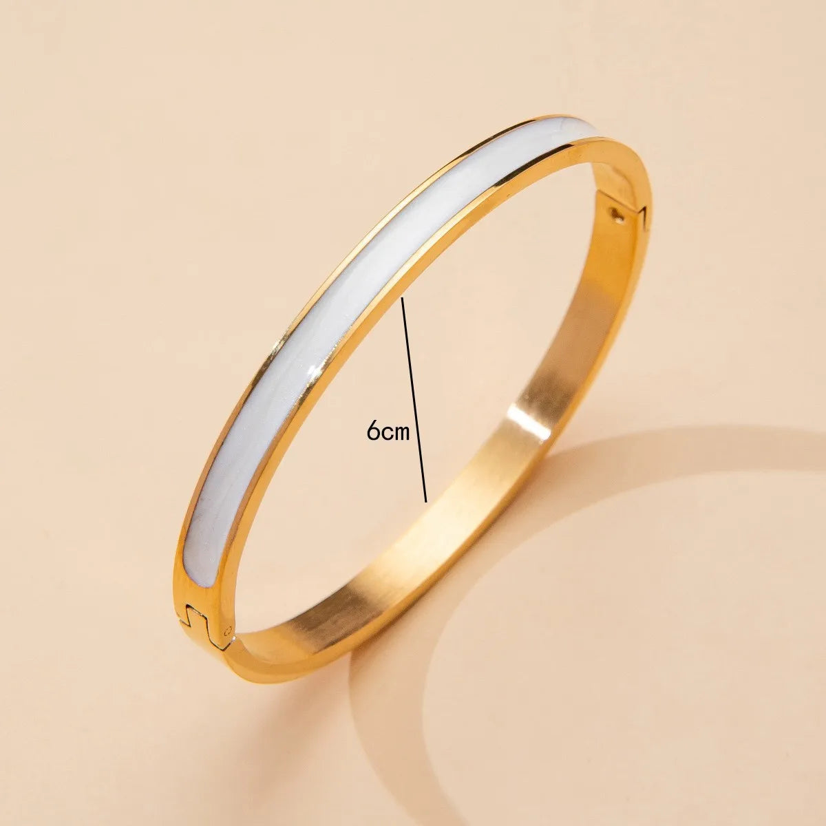 REBEL Stainless Inoxydable Stainless Steel 18K Gold Plated Roman Women Fashion Jewelry Bracelets Bangles