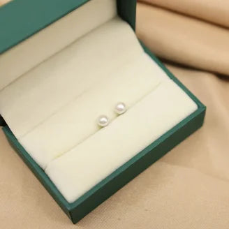 Natural Freshwater Pearl Earrings 18k Gold Plated Simple Baroque Irregular Vintage Earrings for Women