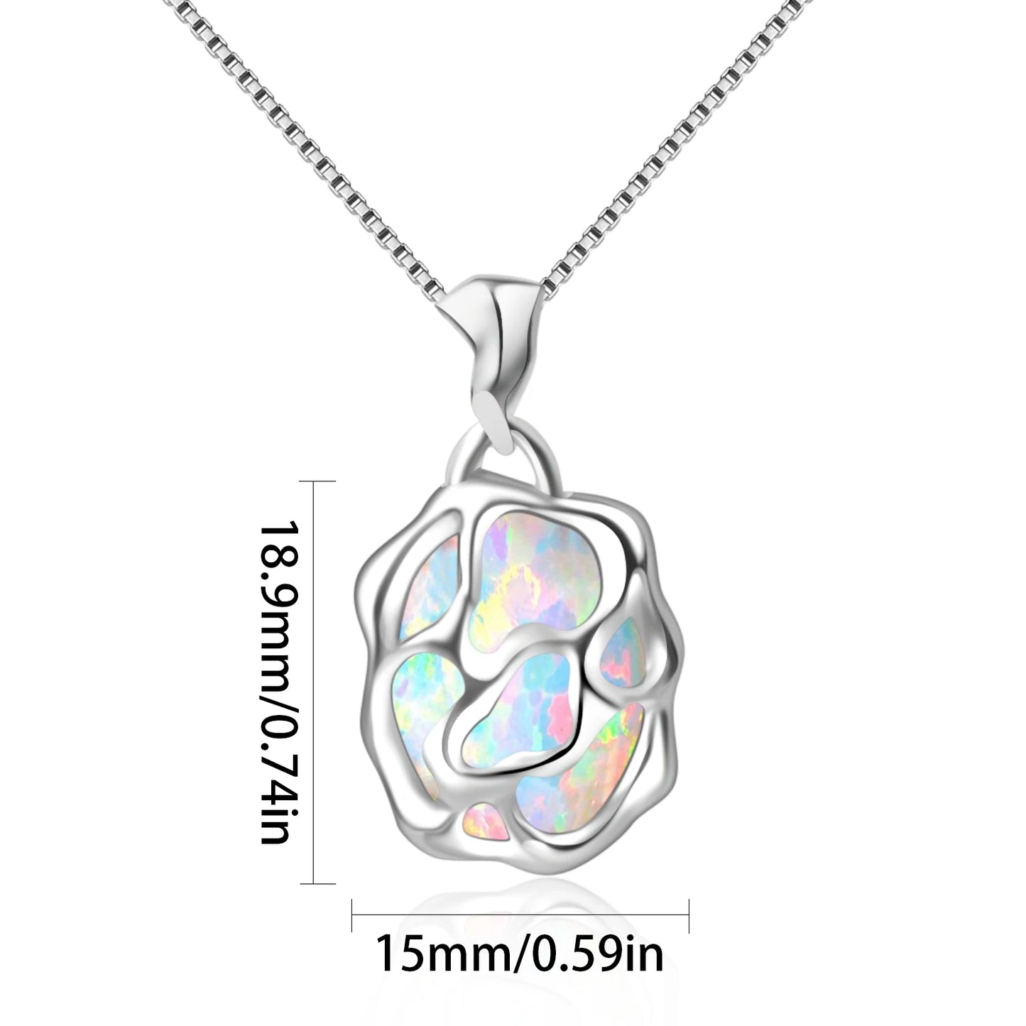 Geometric Religious Copper Alloy Silver Plated Lariat Necklace Aobao