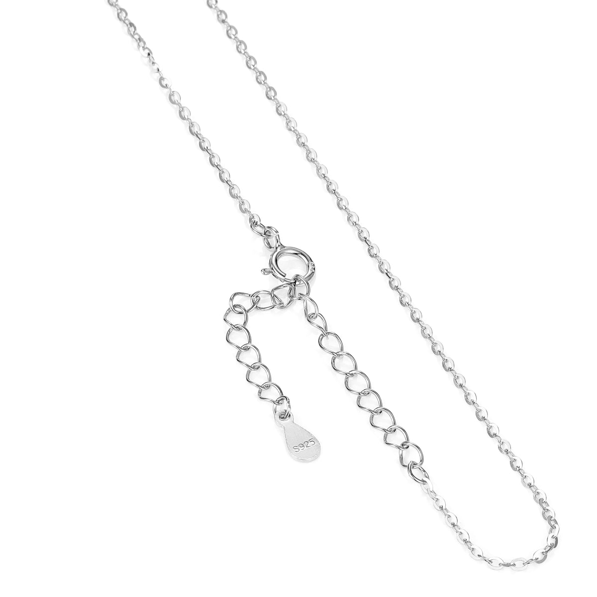 REDheart Custom 925 Sterling Silver Thin Chain Italy Link Adjustable Box Cross Singapore Gold Plated Necklace Fine Jewelry
