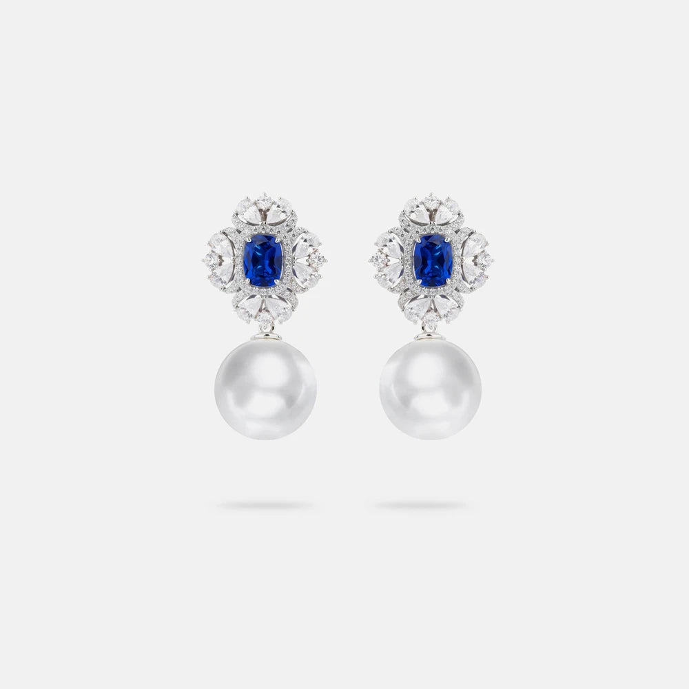 MUSHAN Jewelry Factory S925 Sterling Silver Stud Earrings High End Electroplated Gold High Carbon Diamond Jewelry