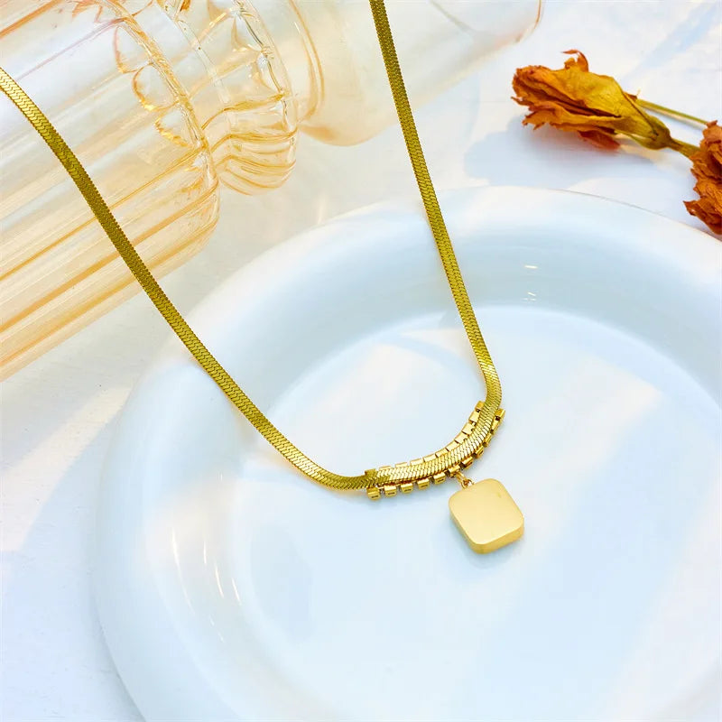 Gold Green Crystal Geometric Necklace, Earrings & Bracelet Jewellery Set | Bold Luxury Set