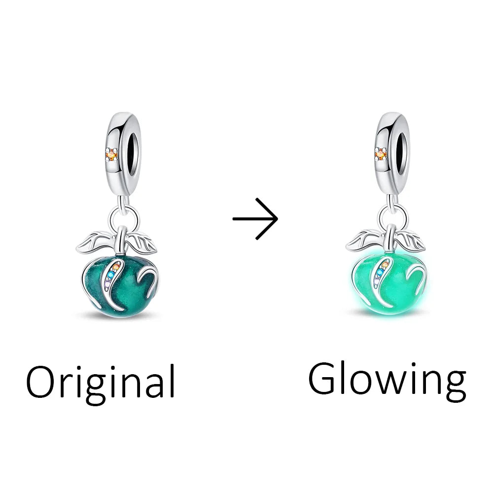 S&S Engraved Glow Pendant Charm | Silver Plated | S&S