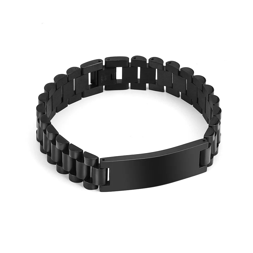 NEWLiFE REBEL Cadence Path Bracelet in Stainless Steel
