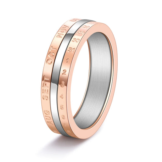 NEWLiFE REBEL Signal Wave Stainless Steel Ring