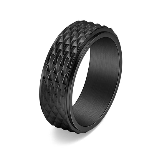 NEWLiFE REBEL Contour Edge Stainless Steel Ring