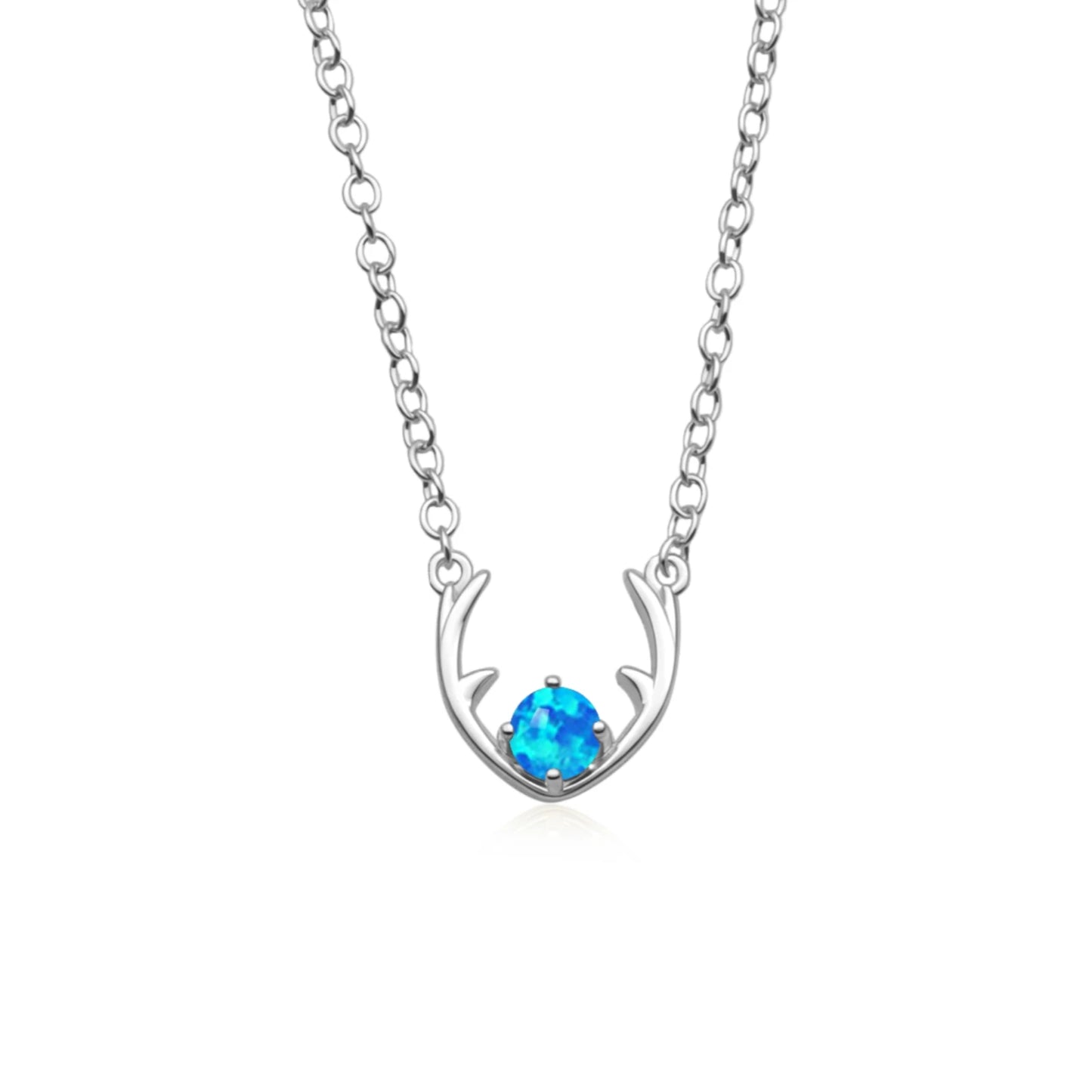 TikTok Viral Christian Starfish Opal Box Chain Necklace | Blue Coastal Jewelry-Gift Trendy Bulk Supply