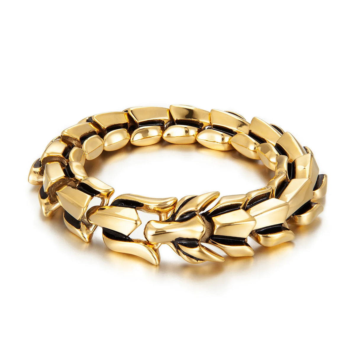 REBEL VIKING Dragon Keel Chain Bracelet – 316L Stainless Steel
