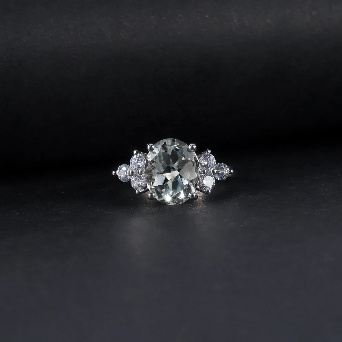 ArtistA Abiding Delicate Factory Great Price Green Amethyst Prasiolite Gemstone 925 Sterling Silver Fine Jewelry Sets for Women