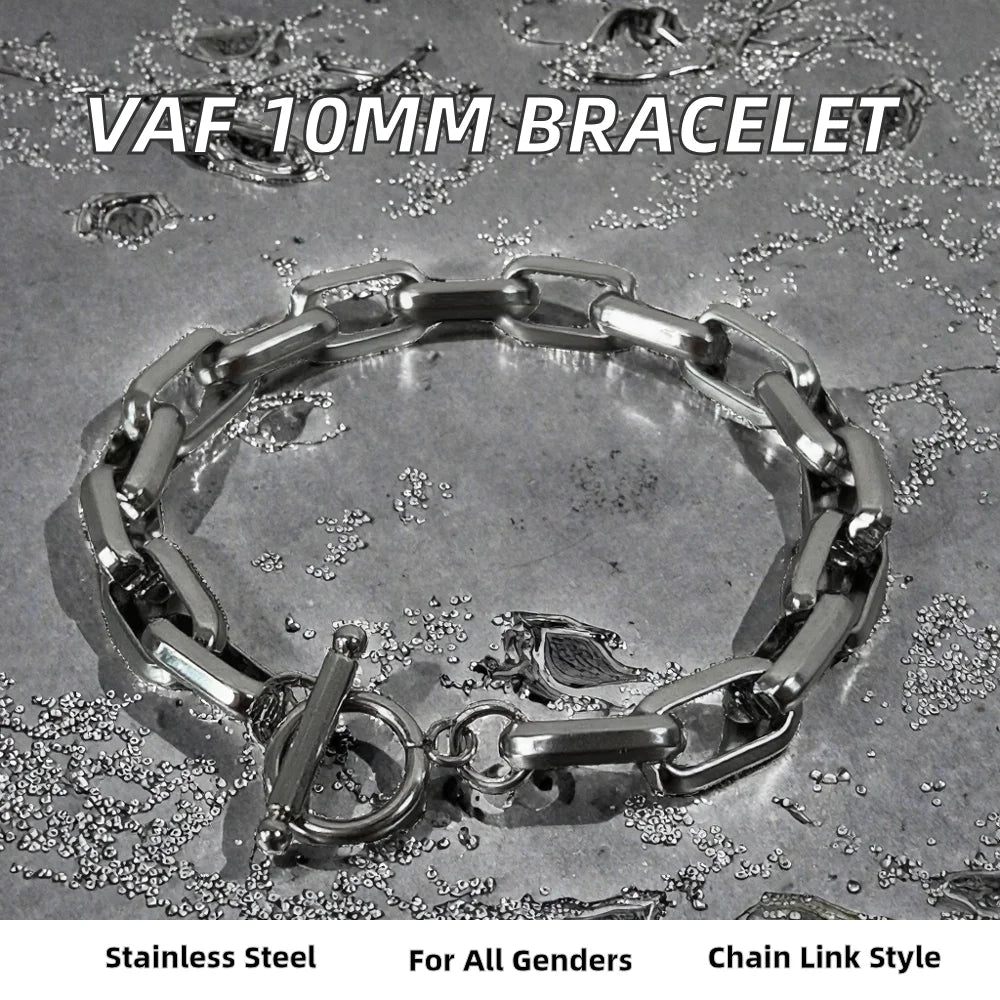 S&S 10mm O-Chain Link Bracelet | Stainless Steel | S&S