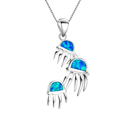 Chic Double The Octopus Motif Necklace Aobao Geometric Pendant Fashion Jewelry