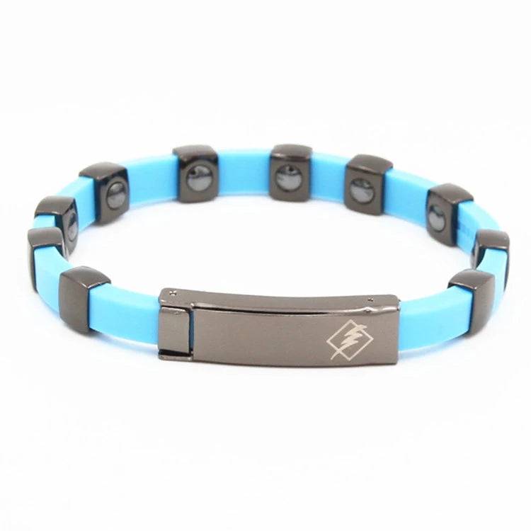NewLife - Magnetic Silicone Stainless Steel Sport Bracelet