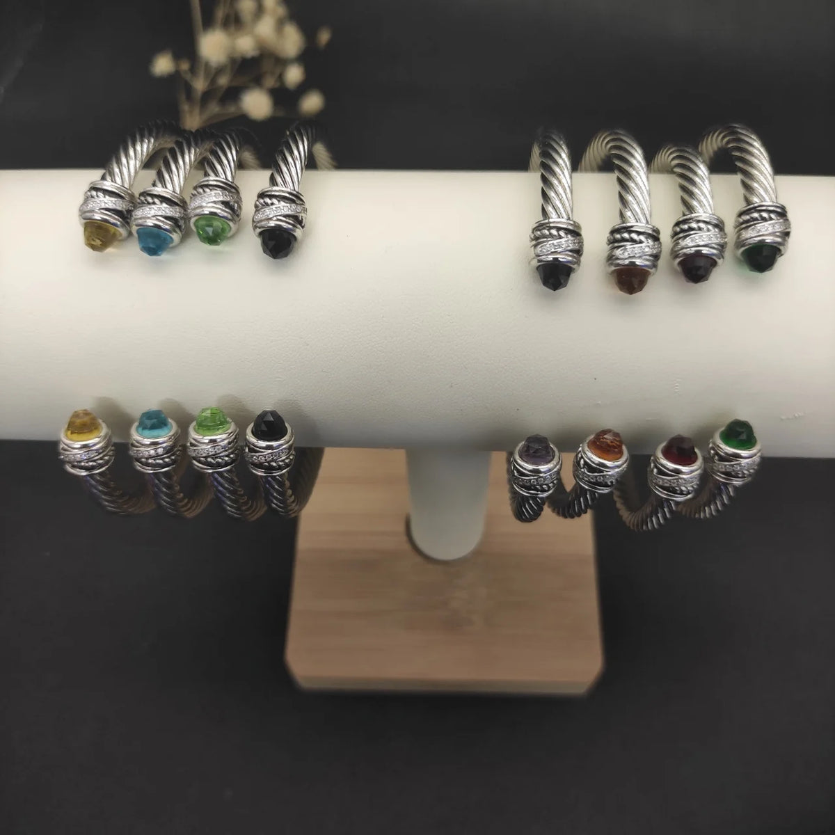 FASHIONISTA DY High-Quality 5mm Silver-Plated Beaded Fashion Bracelet, Fashionable Silver-Plated Beaded Bracelet, Jewelry