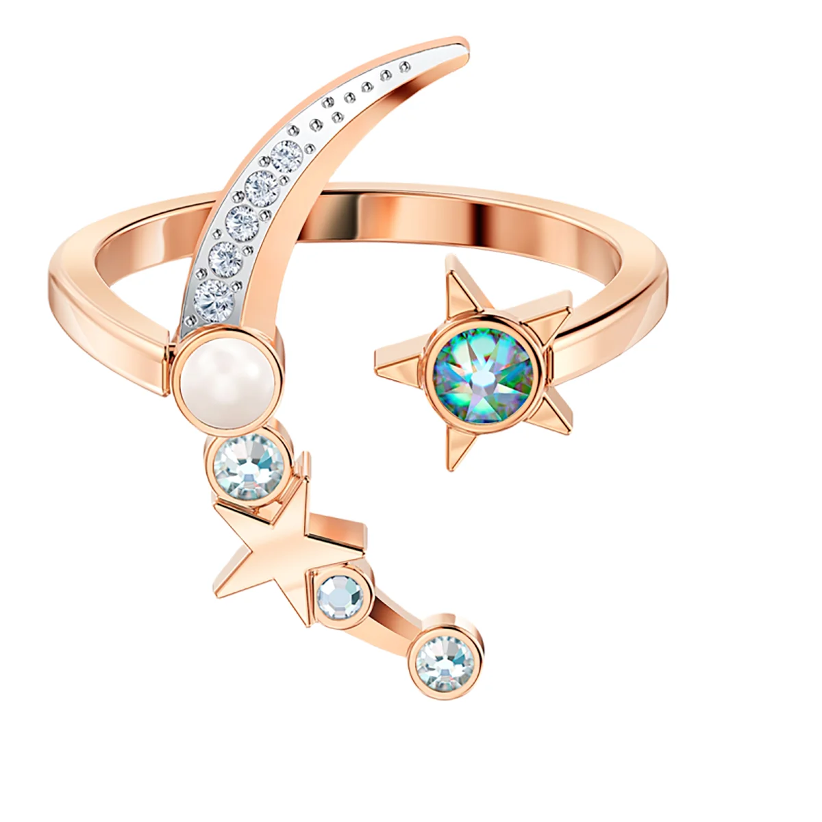 S&S Luxury Vintage Sparkling Ring Premium Elegant Jewelry for Women Exquisite Craft Wedding & Engagement Parties & Romantic Gifting