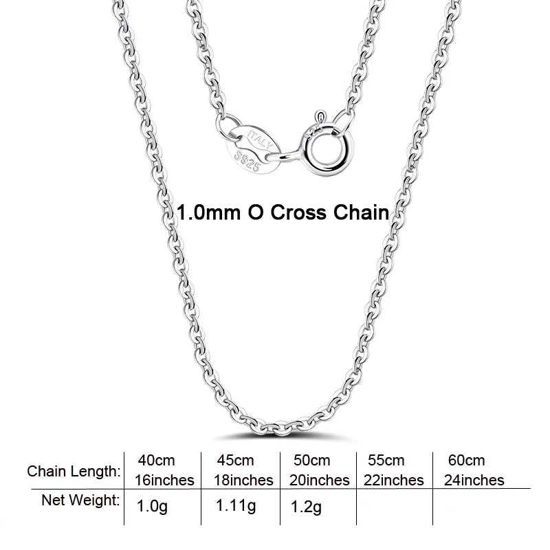 BiG-BOSS RINNTIN BSC-2 High Quality Cadena De Plata 925 Sterling Silver Chains Jewelry Making Thin Necklace Silver Chain for Women