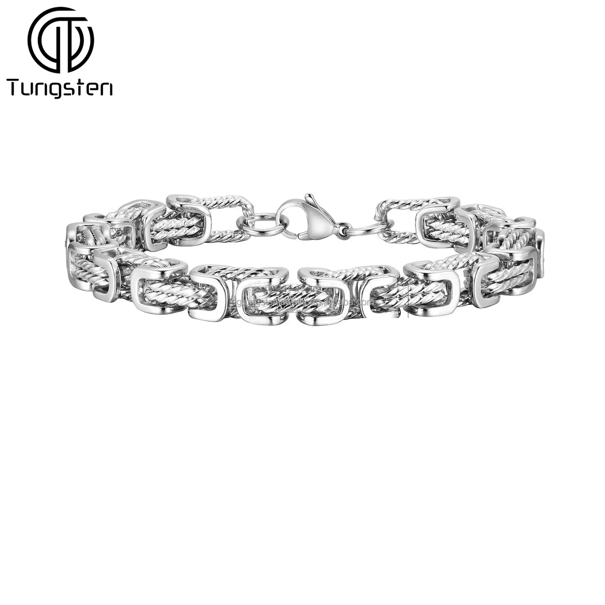 VIKING Byzantine Chain Bracelet – 8mm Stainless Steel