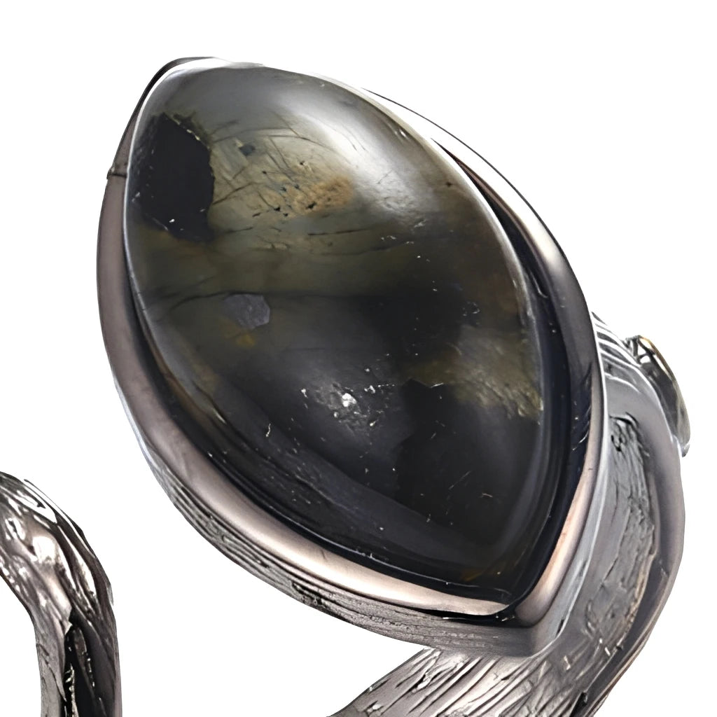 Gemstone Jewellery Plated Rings Handmade Rings Blue Gold 925 Sterling Silver Topaz Raw Stone India Vintage Perfect Bezel Setting