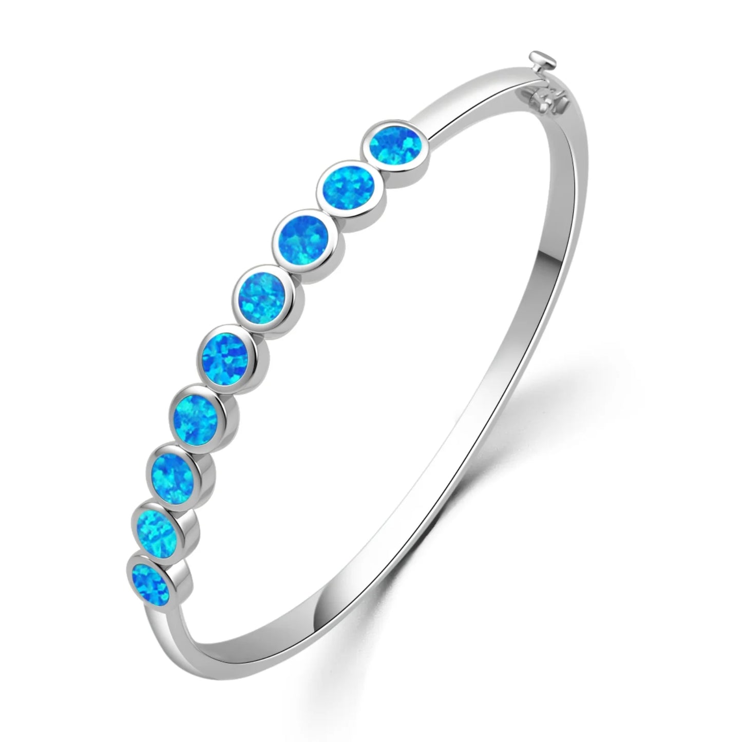 Modern Brass Minimalist Ocean Opal Ring-Hawaiian Design Bulk Jewelry Supplier