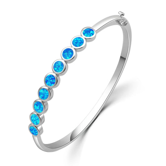 Modern Brass Minimalist Ocean Opal Ring-Hawaiian Design Bulk Jewelry Supplier