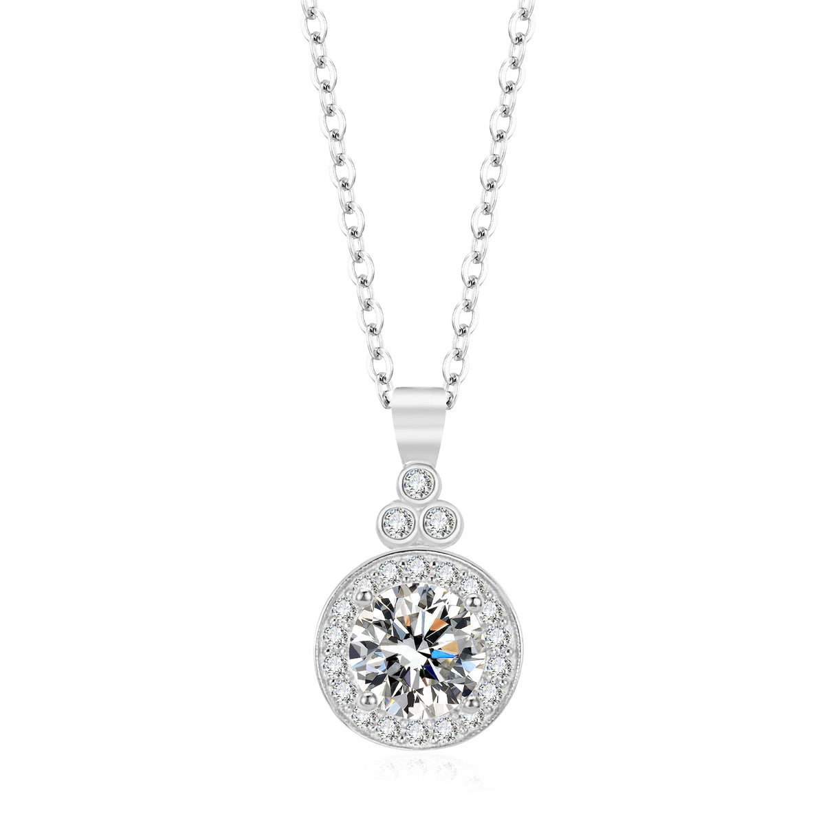 S&S 925 Sterling Silver Zircon Square Jewellery Set | Necklace, Bracelet & Ring | Platinum & Gold | S&S Collection
