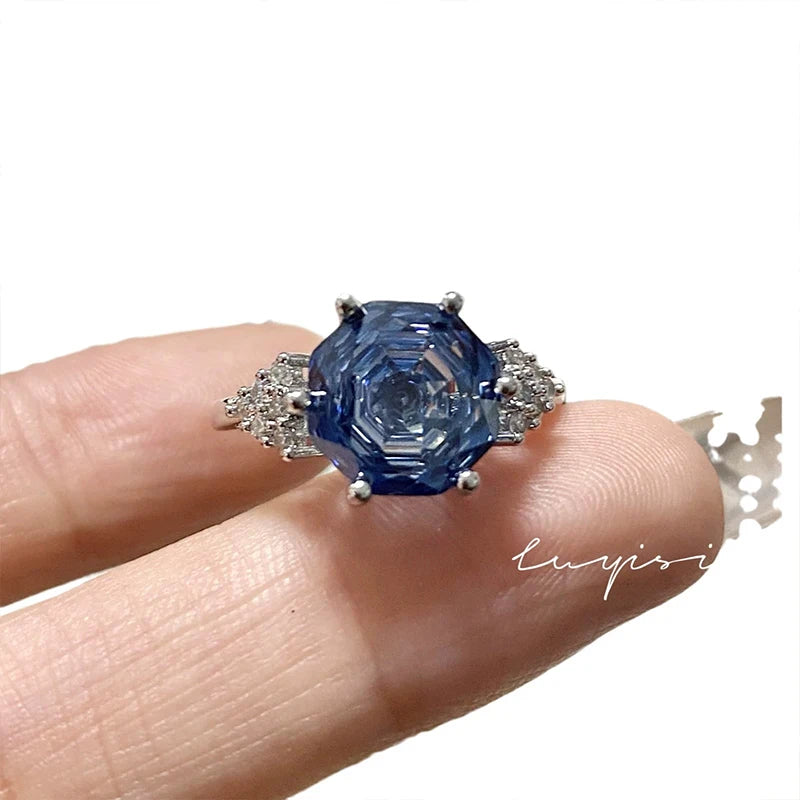 Women's Fine Rhodium Plated Zircon Bridal Jewelry Set Pendant Necklace Bracelet Ring Wedding Engagement Party Ball Trendy