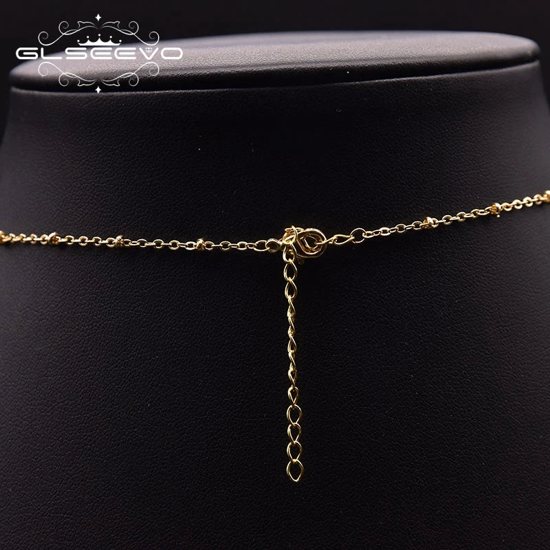 Natural Freshwater Pearl Chain Necklace for Woman Wedding Handmade Pearl Pendant Long Chain Fashion Jewelry