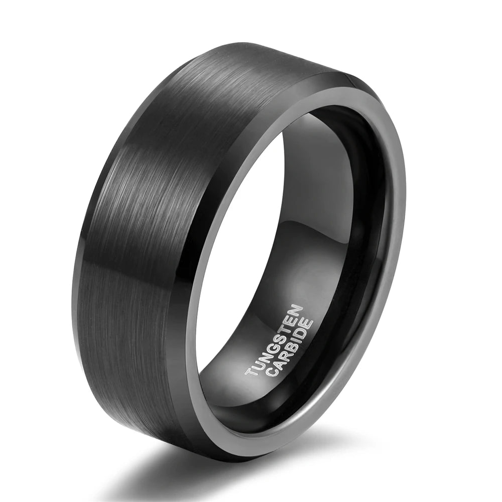 NEWLiFE REBEL District Form Tungsten Ring
