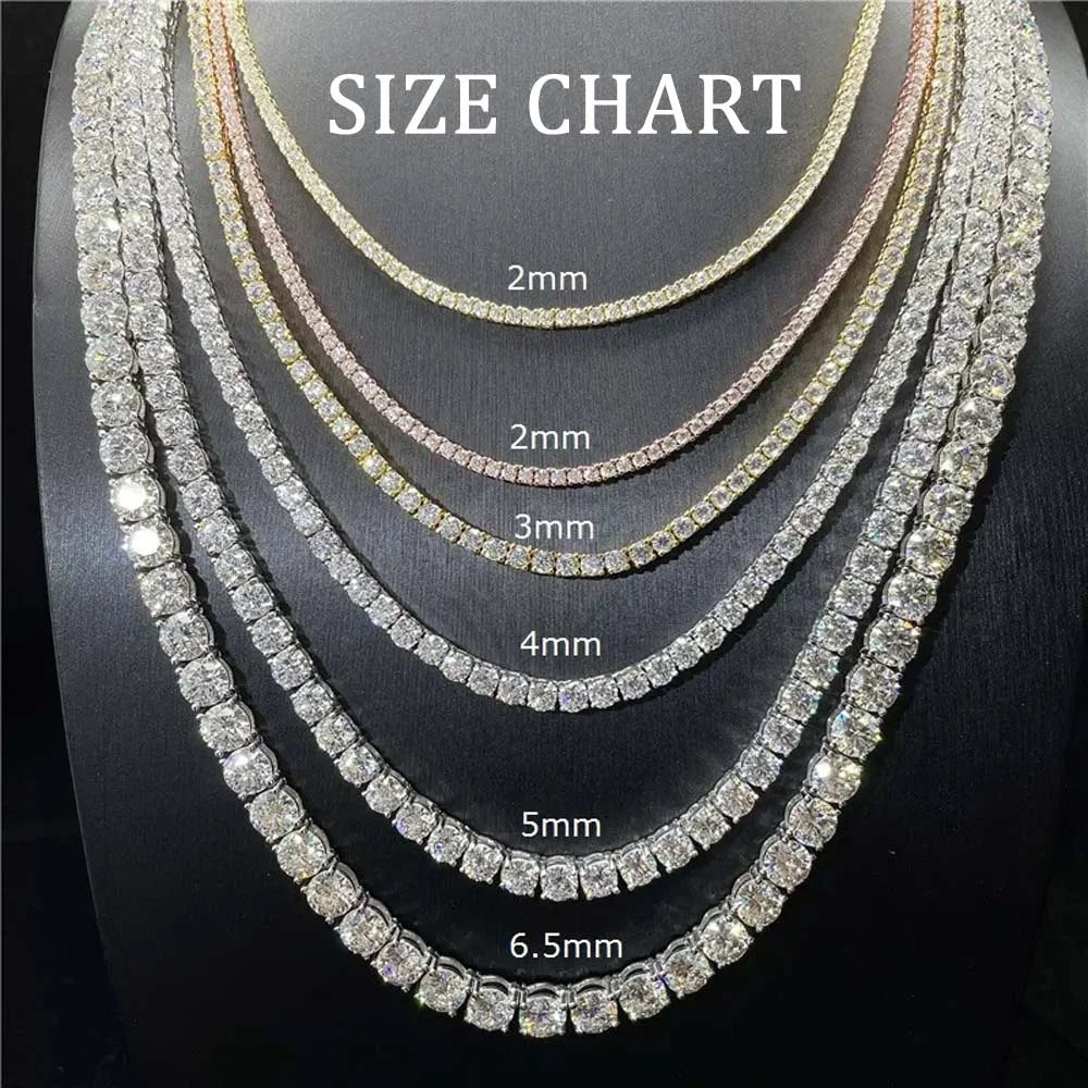ArtistA U02 Abiding Factory Price CZ Hip Hop Chain Cubic Zirconia Diamond 925 Sterling Silver Tennis Bracelet for Women and Men