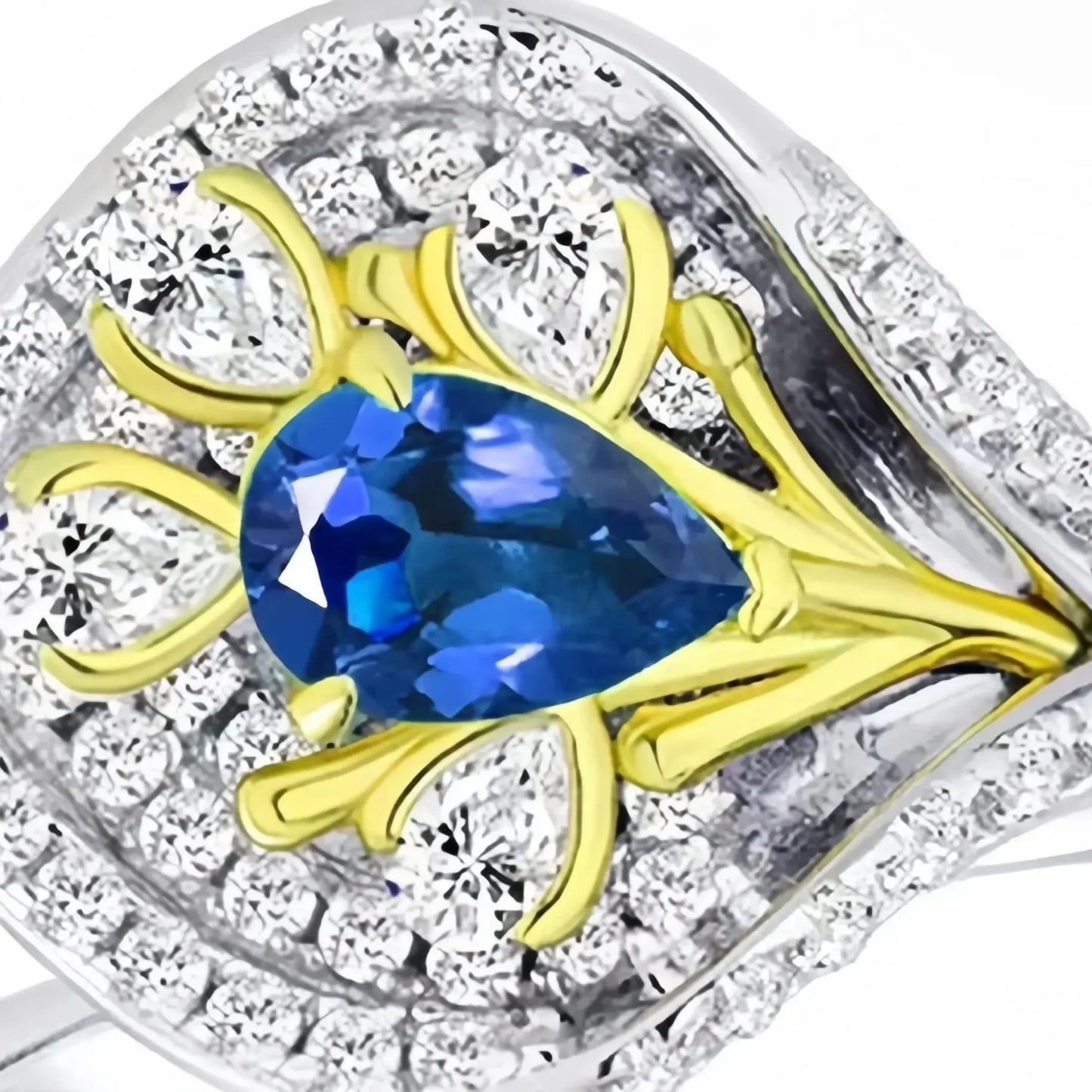 MUSHAN Open Adjustable 925 Sterling Silver Rhodium Plated Engagement Bands with MGI Lab Grown Emerald Gemstone Ring