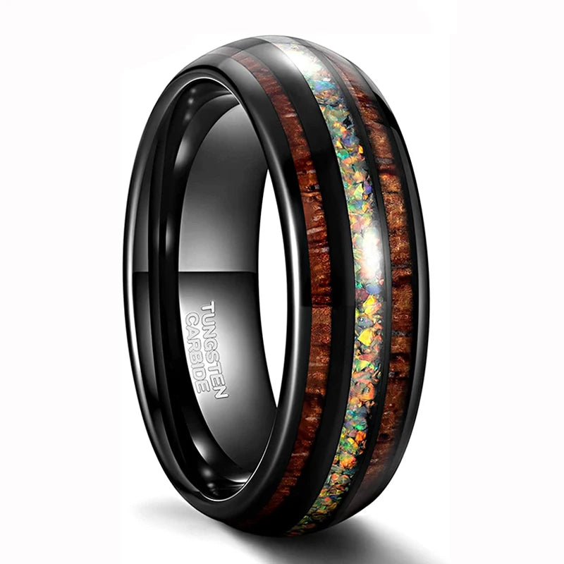 NEWLiFE REBEL 8mm Black Tungsten Ring