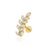S&S ASTM F136 Titanium Zircon Labret & Nose Stud | Gold & Silver | 8 Designs