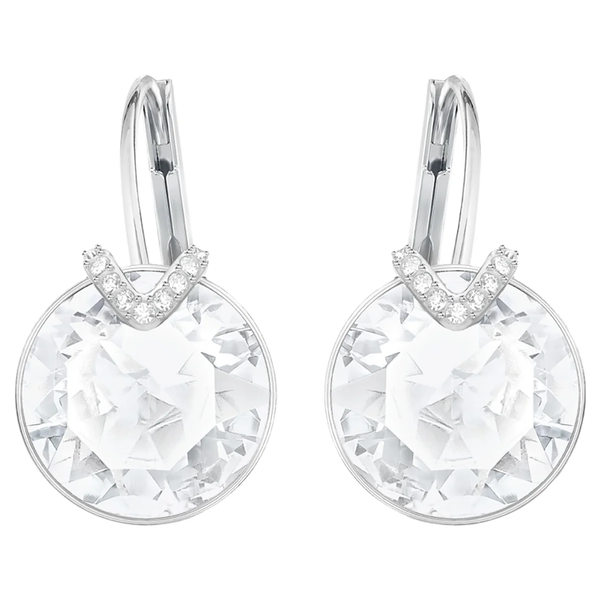S&S Luxury Vintage Brass Zircon Sparkling Drop Earrings Elegant High-End Jewelry for Women for Parties & Special Occasions