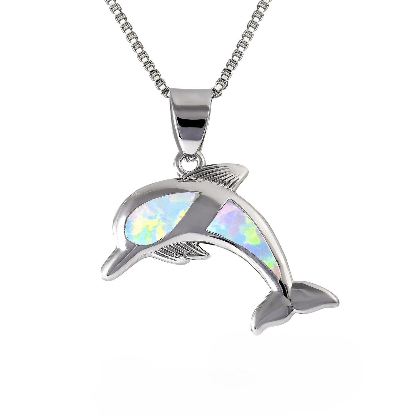 Tiktok Ins Fashionable Sporty Brass Copper Alloy Animal Shape Opal Pendant Necklace for Party