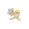 S&S ASTM F136 Titanium Zircon Labret & Nose Stud | Gold & Silver | 8 Designs