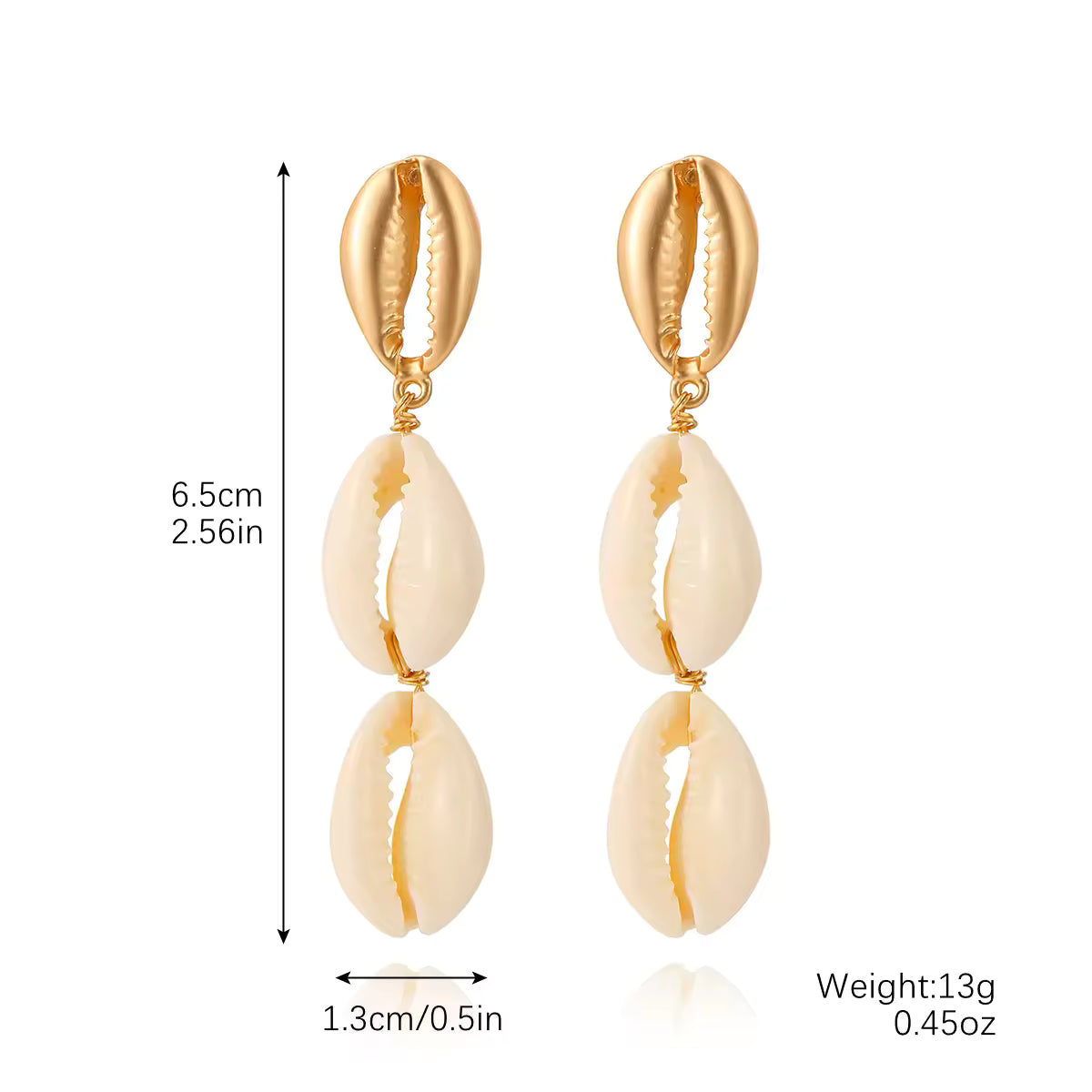 14Pairs NATURAL SHELL Earrings SPECIAL OFFER £49/-