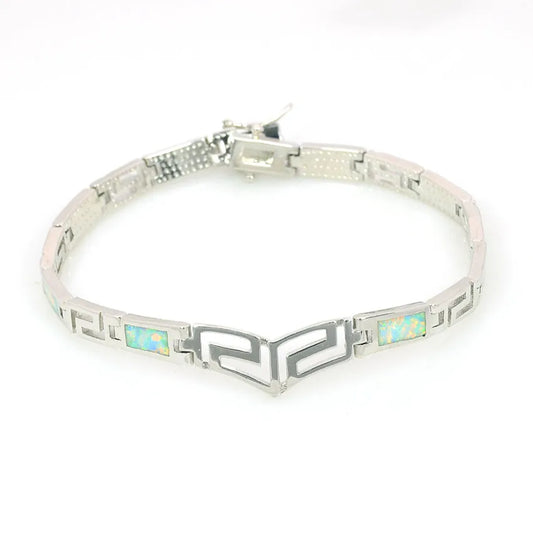 REBEL Bohemian Hawaii Opal Opal Geometric Bracelet - Fashionable and Exquisite Geometric Square Design Women's Jewelry