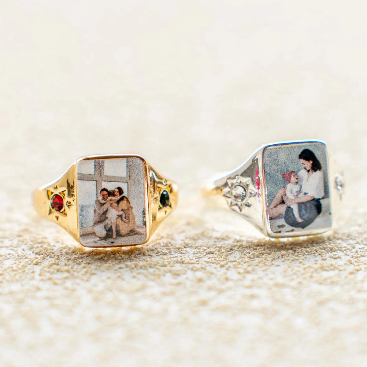 S&S Shell Birthstone Ring | Copper | Silver, Gold & Rose Gold | Sizes 5–11